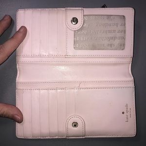 KATE SPADE GOLD GLITTER WALLET - GREAT SHAPE!